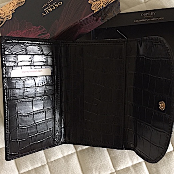 NWT Osprey Black Leather Wallet. - Picture 3 of 8